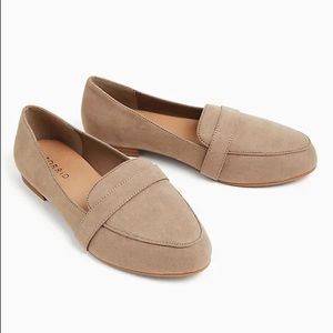 Taupe Faux Suede Loafer